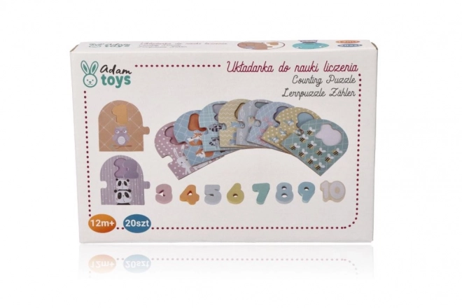 Počítací puzzle 1-10