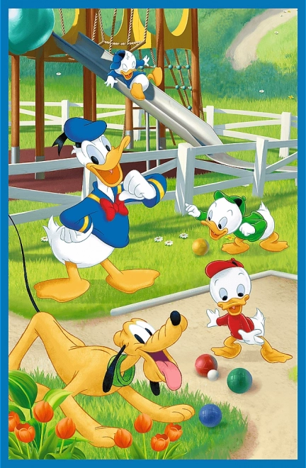 Puzzle Tým Mickey Mouse 3x80 dílků