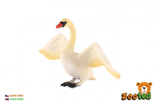 Plastová Dekorační Figurína Labuť 10cm