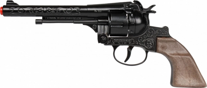 Kovový kovový kovbojský revolver Gonher na 12 nábojů