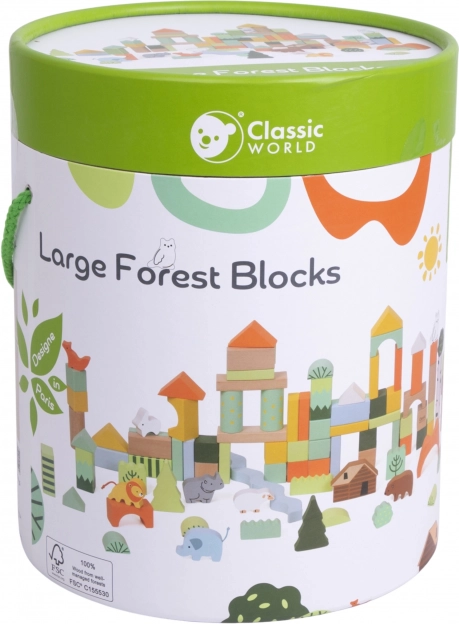 Kreativní dřevěné kostky Lesní svět od Classic World