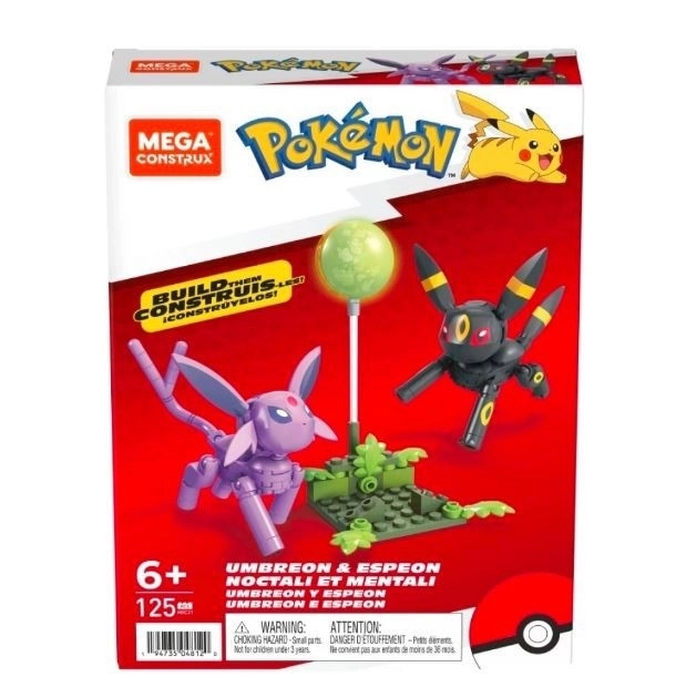 Mega Construx blokuje pokémony Umbreon a Espeon