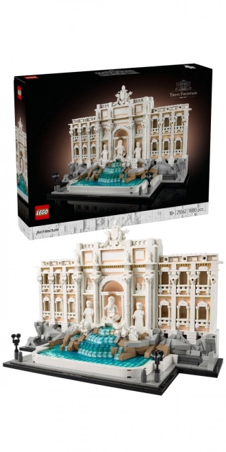 Fontána di trevi lego architektura