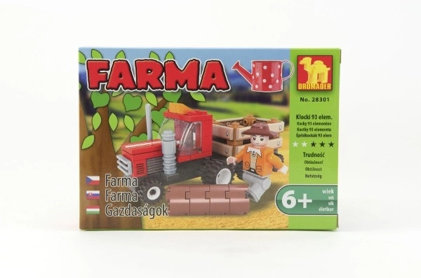 Stavebnice Dromader - farmářské auto 93 dílů