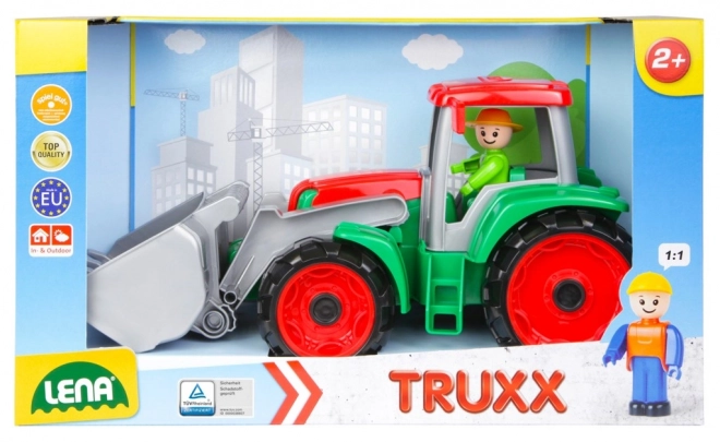 Barevný traktor s lžící