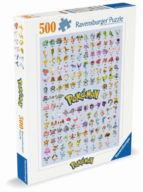 Puzzle prvních 151 Pokémonů 500 dílků
