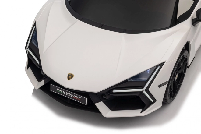 Dětský elektrický vůz Lamborghini Revuelto bílý