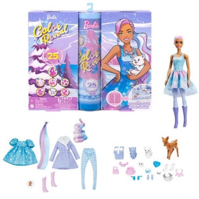 Barbie Adventní kalendář Color Reveal