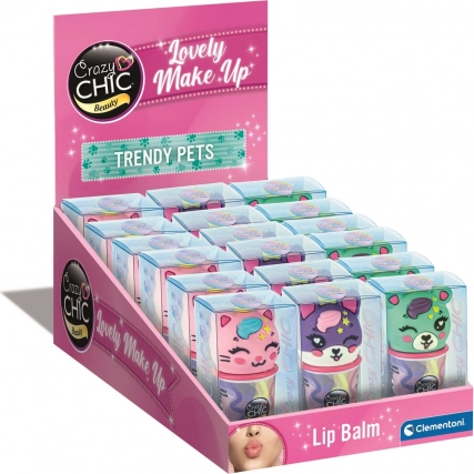 Balzám na rty Crazy Chic ve tvaru zmrzliny a muffinu CLEMENTONI