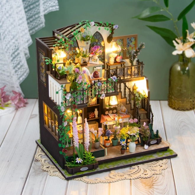 Miniatura domečku Darcyin květinový dům