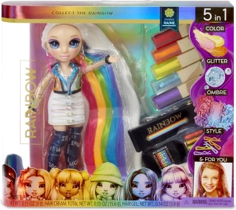 Rainbow High Hair Studio – kadeřnické studio s módní panenkou a měnícími se barvami vlasů