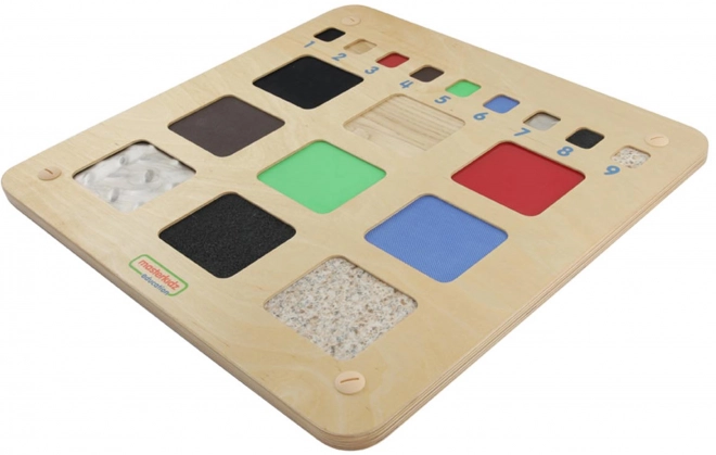 Masterkidz tabule pro rozpoznávání materiálů smyslem doteku