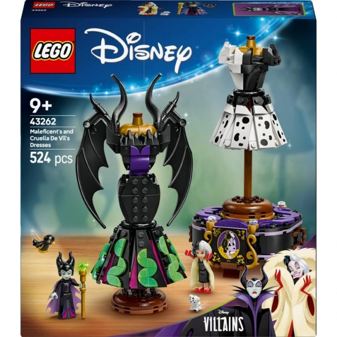 Disney kostičky šaty Maleficent a Cruella De Mon