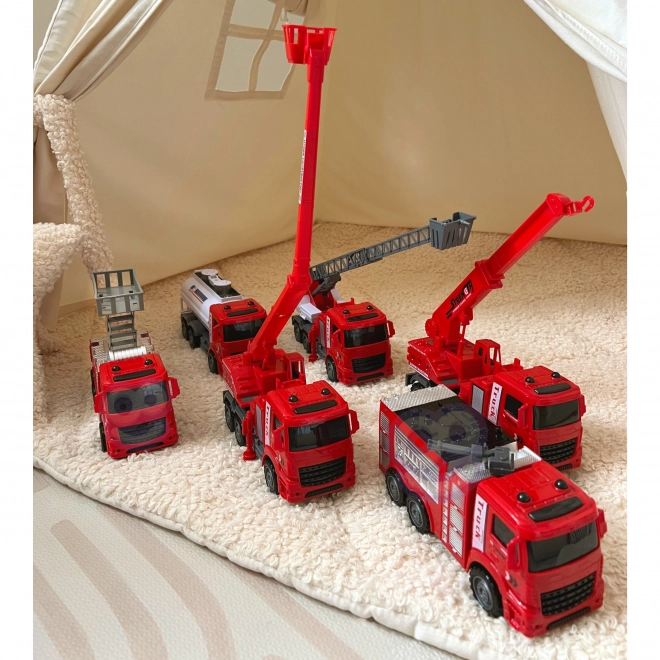 Woopie set hasičských aut 6v1