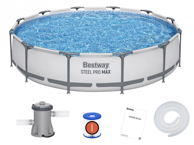 Bestway Steel Pro Max bazén 6,473L 366x76 cm s čerpadlem a filtrem