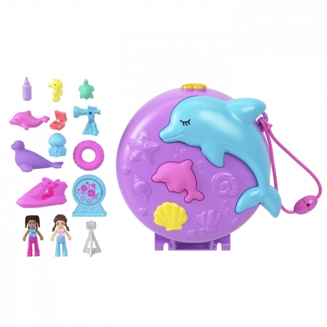 Polly Pocket Akvárium Delfín Kompaktní sada figurek