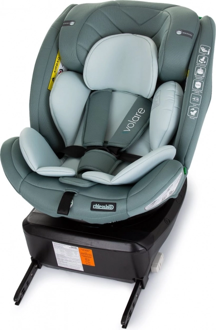 Autosedačka Chipolino Volare i-Size Pastelově Zelená 40-150 cm Isofix 360°