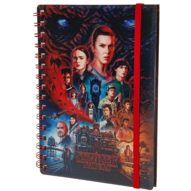 Kroužkový blok Stranger Things 4 3D efekt