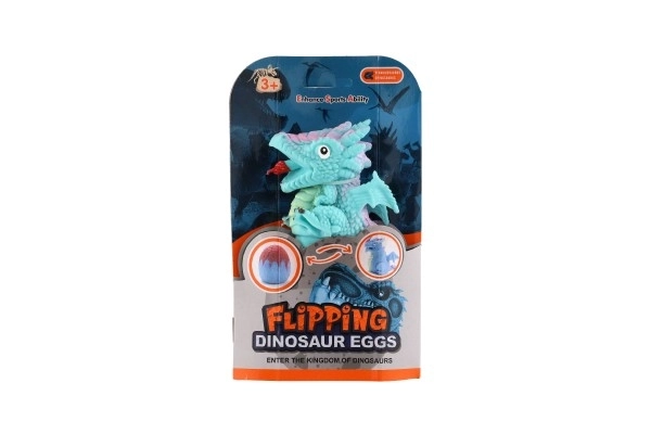 Překlápěcí dinosaurus s vajíčkem 15 cm
