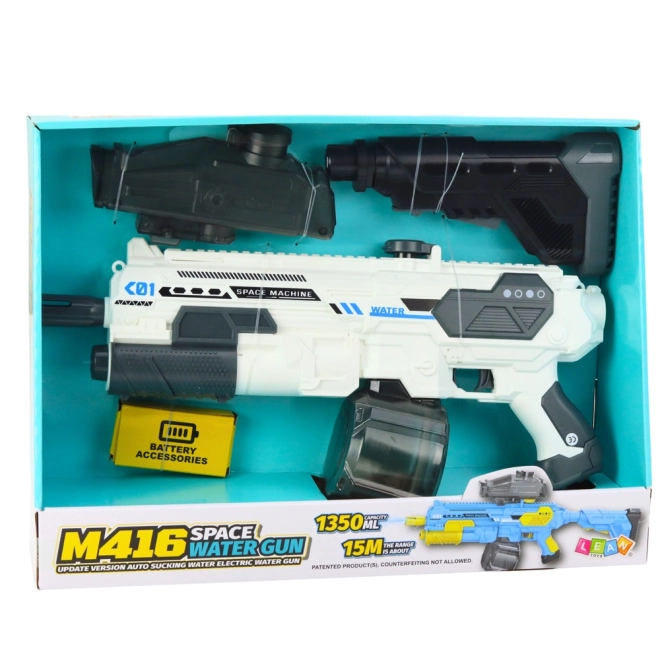 Elektrická vodní pistole M416 s nádržemi 1350ml