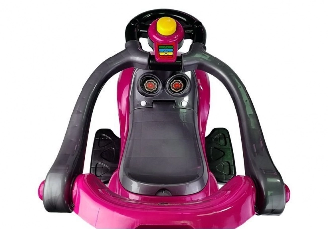 Mega Car 3v1 Push Ride Pink