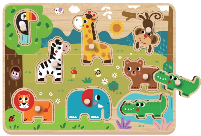 Puzzle Safari Vkládací 2Kids Toys