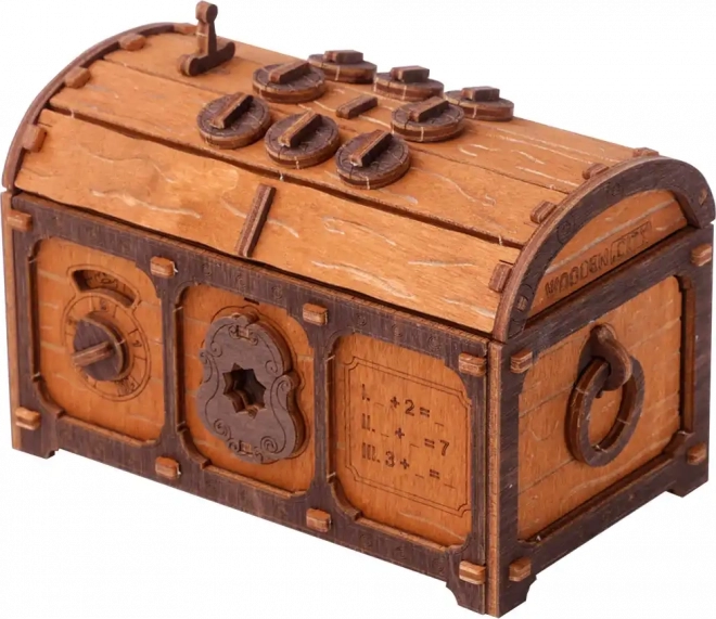 Escape Room Truhla s Pokladem dřevěné 3D puzzle
