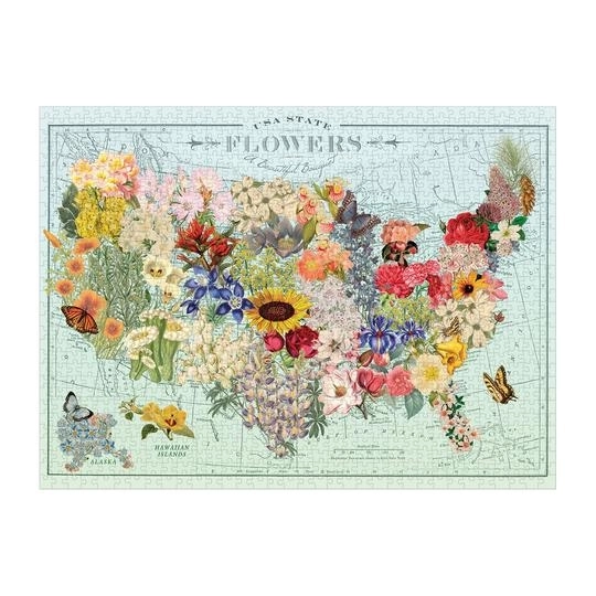 Puzzle květy USA 1000 dílků