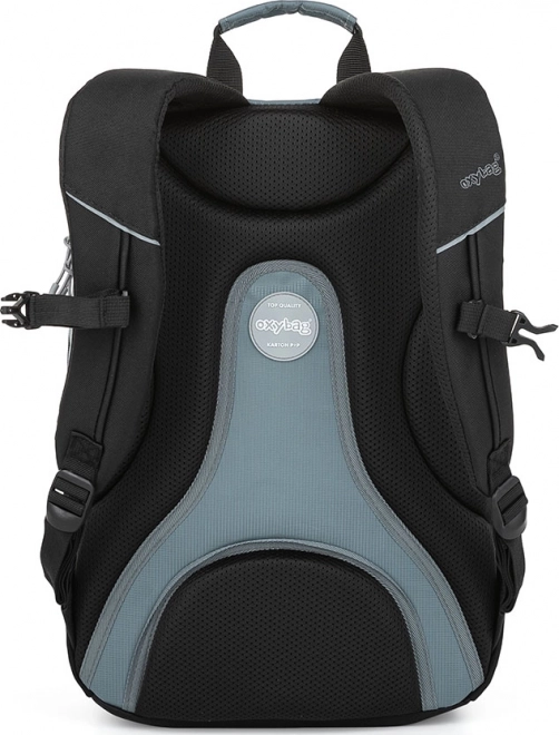 Studentský batoh OXY Sport Black Grey s etue