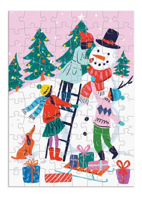 Adventní kalendář s puzzle Galison - 12v1