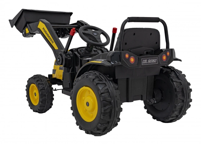 Dětský elektrický traktor s pohyblivou lžící a dálkovým ovládáním