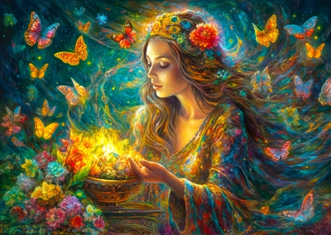 Užijte si puzzle Znovuzrození 1000 dílků