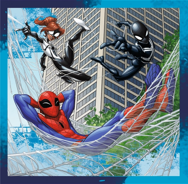 Puzzle 3v1 Spider-Man Pavoučí přátelé