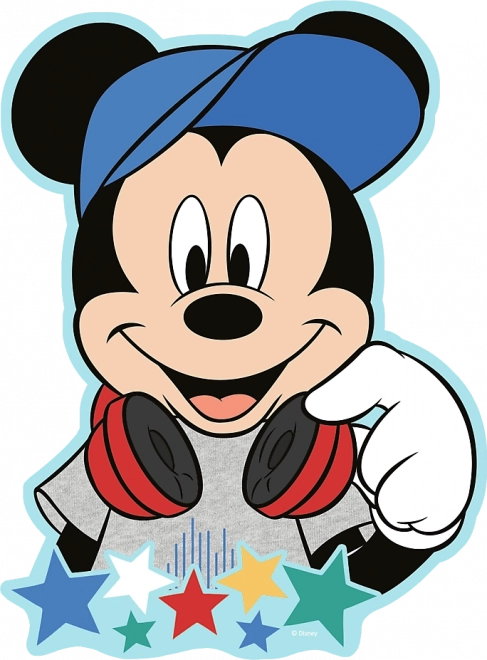 Dřevěné puzzle junior - V Mickeyho světě 50 dílků