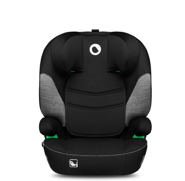 LIONELO Autosedačka Lars I-Size 15-36 kg nebo od 100 do 150 cm výšky – Černá šedá
