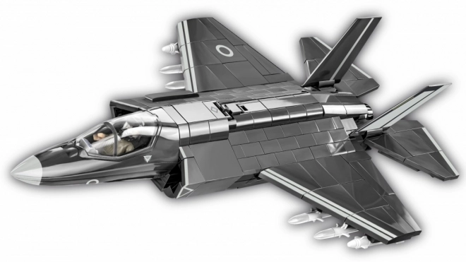 Model bojového letounu F-35B Lightning II z kostiček