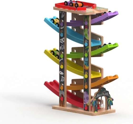 Rychlá jízda po 6 barevných rampách