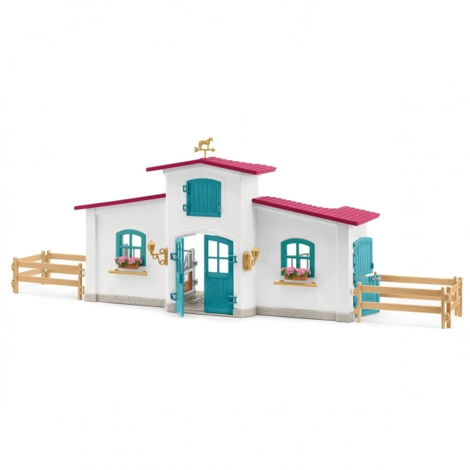 Schleich 42567 Stáj s příslušenstvím u jezera
