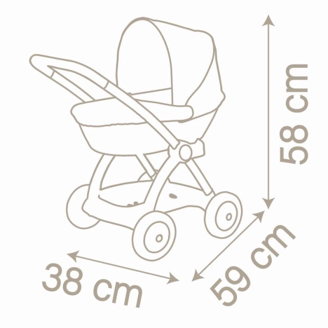 Kočárek hluboký pro panenky Baby Nurse