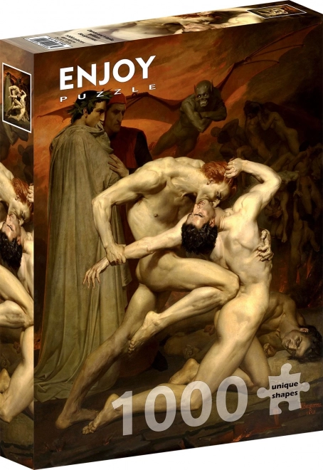 Užijte si puzzle Dante a Virgil 1000 dílků