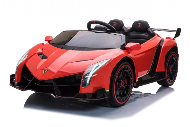 Červené auto Lamborghini Veneno