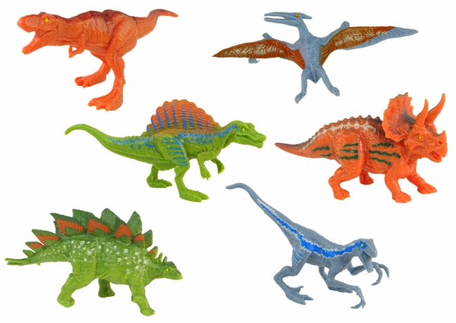Barevní dinosauři a helikoptéra