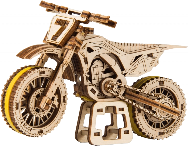 Dřevěné 3D puzzle - MotoCross