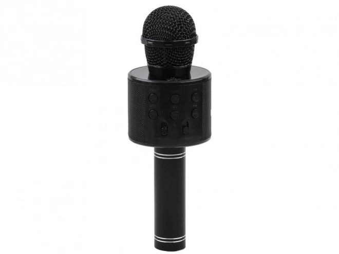Bezdrátový karaoke mikrofon s reproduktorem – Černá