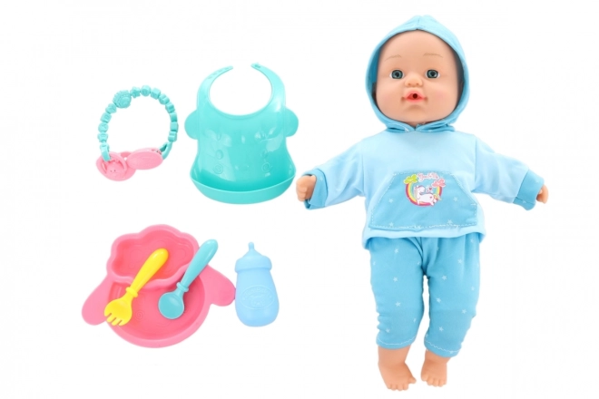 Mluvící dětská panenka Tutu Baby s doplňky