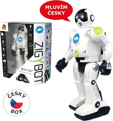 Interaktivní robot Zigy černá