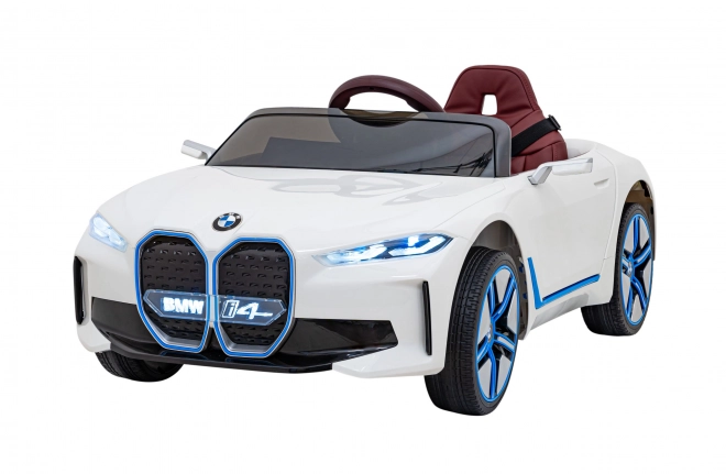 Dětské auto na baterii BMW i4 – Bílé