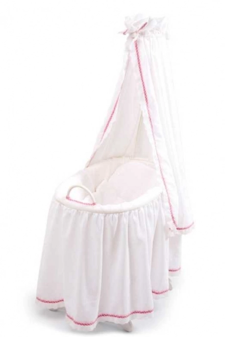 Dřevěná postýlka pro panenky s nebesy Small Foot Romantic