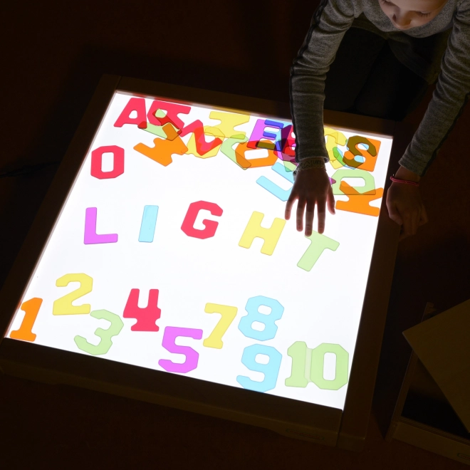 Průhledné číslice a písmena Montessori
