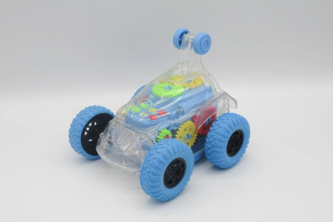 Rc auto transparentní zelené